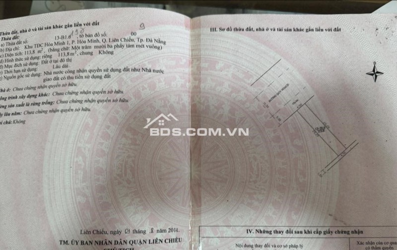 Bán nhà C4 đường 10,5m Trần Đình Tri - cách biển chỉ 50m